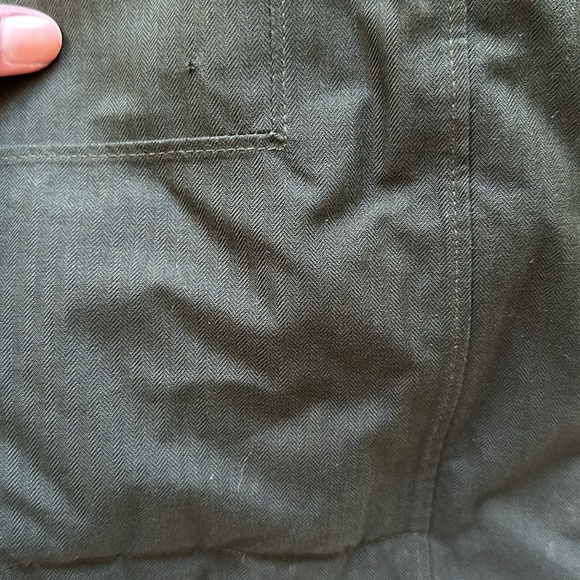NorthFace forest green parka - Picture 6 of 7